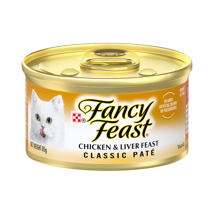 퓨리나 팬시피스트 치킨 하트&리버 캔 85g