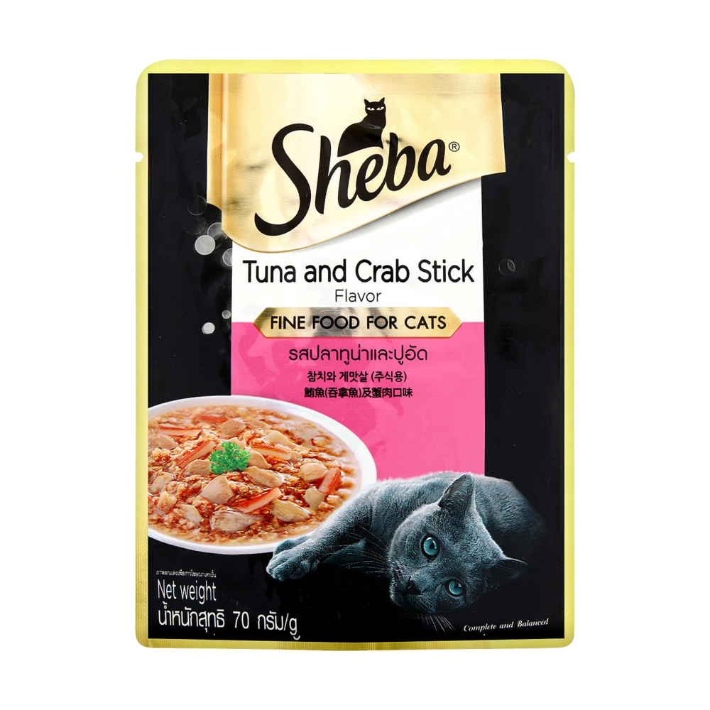 쉬바 참치와 게살 파우치 70g