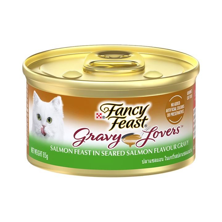 퓨리나 팬시피스트 그레이비 러버스 연어 캔 85g