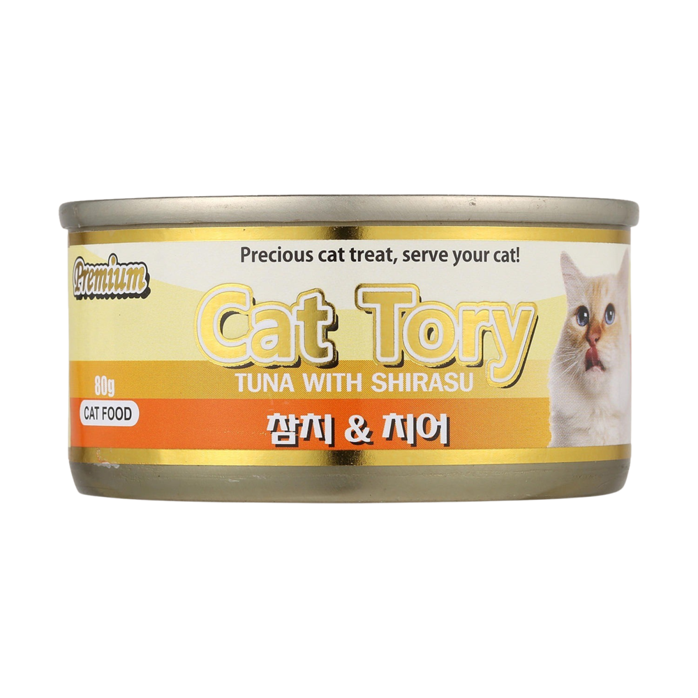 프리미엄 캣토리 참치&치어 캔 80g