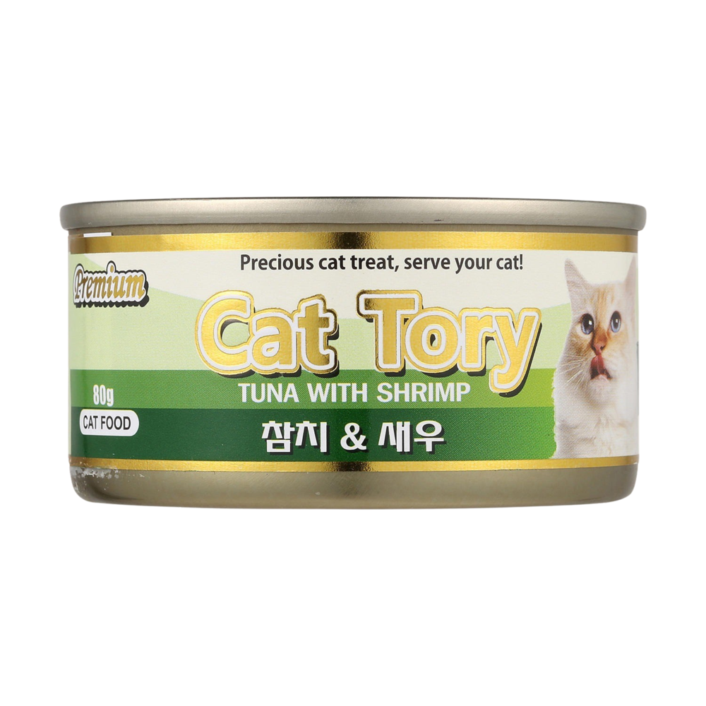 프리미엄 캣토리 참치&새우 캔 80g