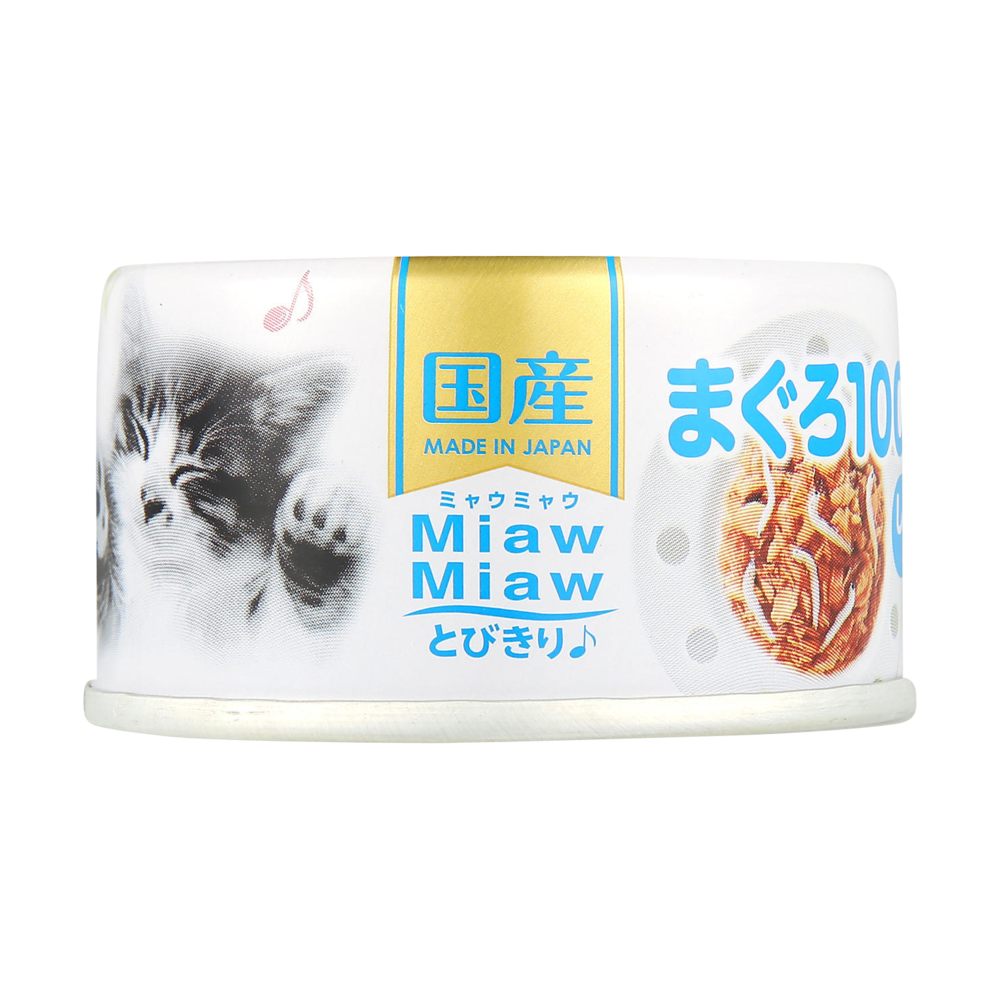 아이시아 먀우먀우 토비키리 참치&치어 캔 60g