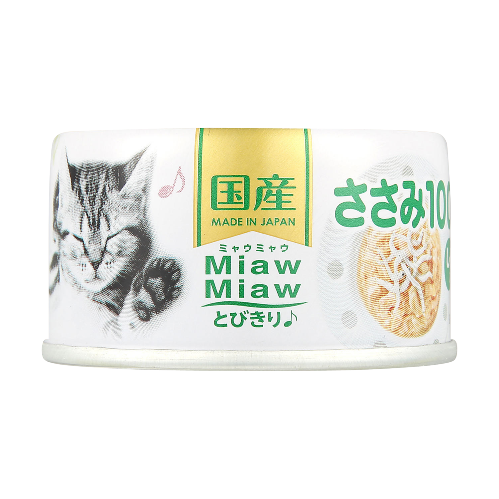 아이시아 먀우먀우 토비키리 닭가슴살&치어 캔 60g