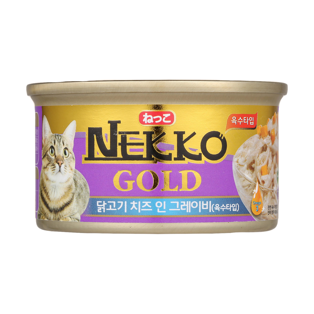 네코 골드 닭고기&치즈 캔 85g