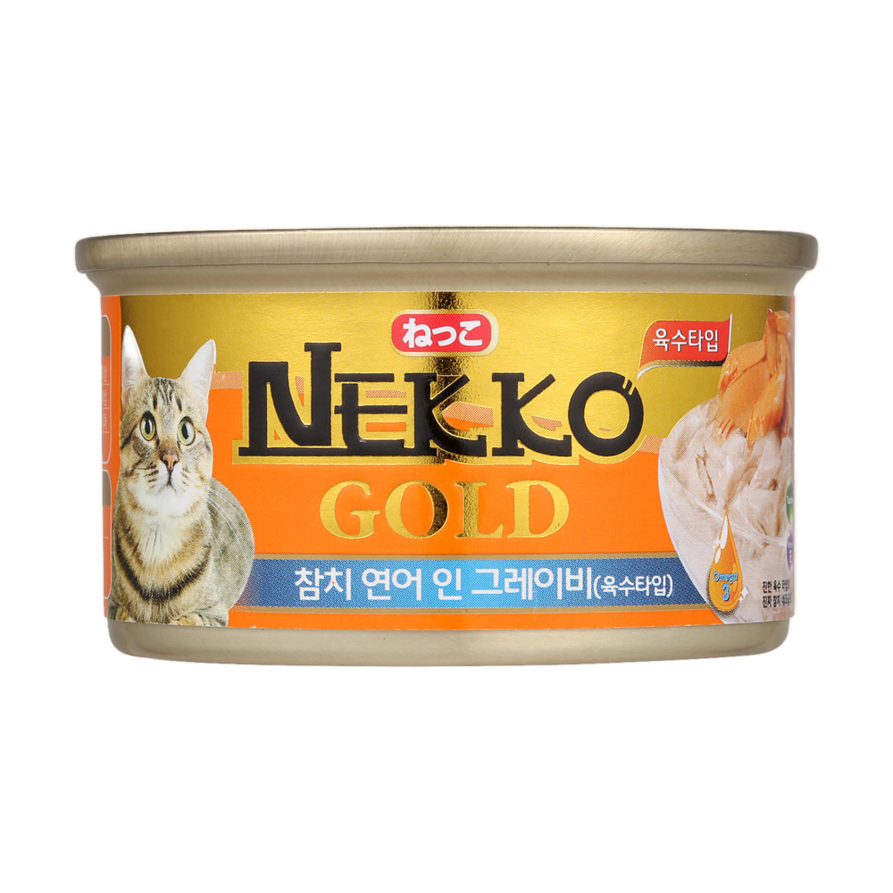 네코 골드 참치&연어 캔 85g