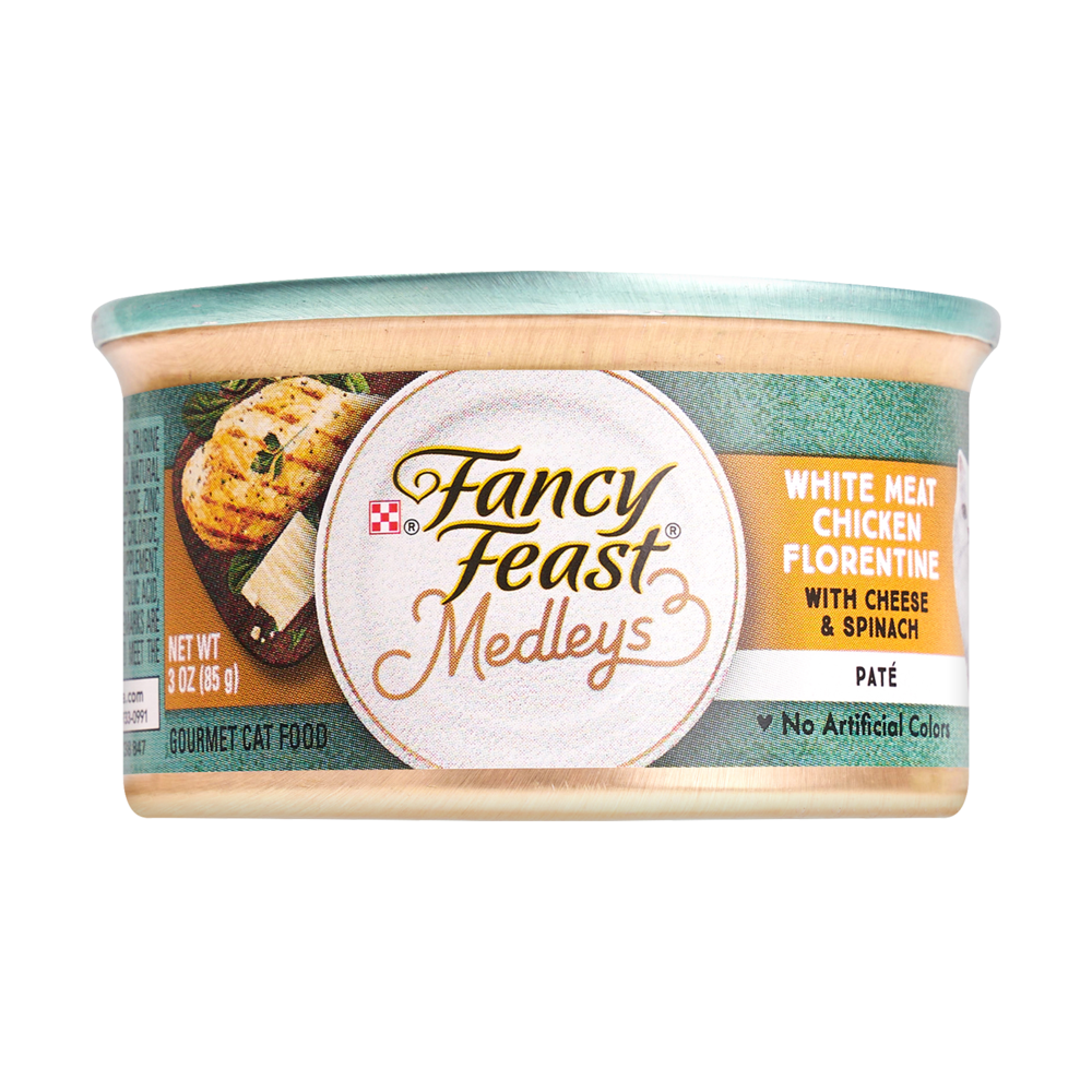 퓨리나 팬시피스트 메들리 파테 플로랜틴 닭고기&치즈 캔 85g