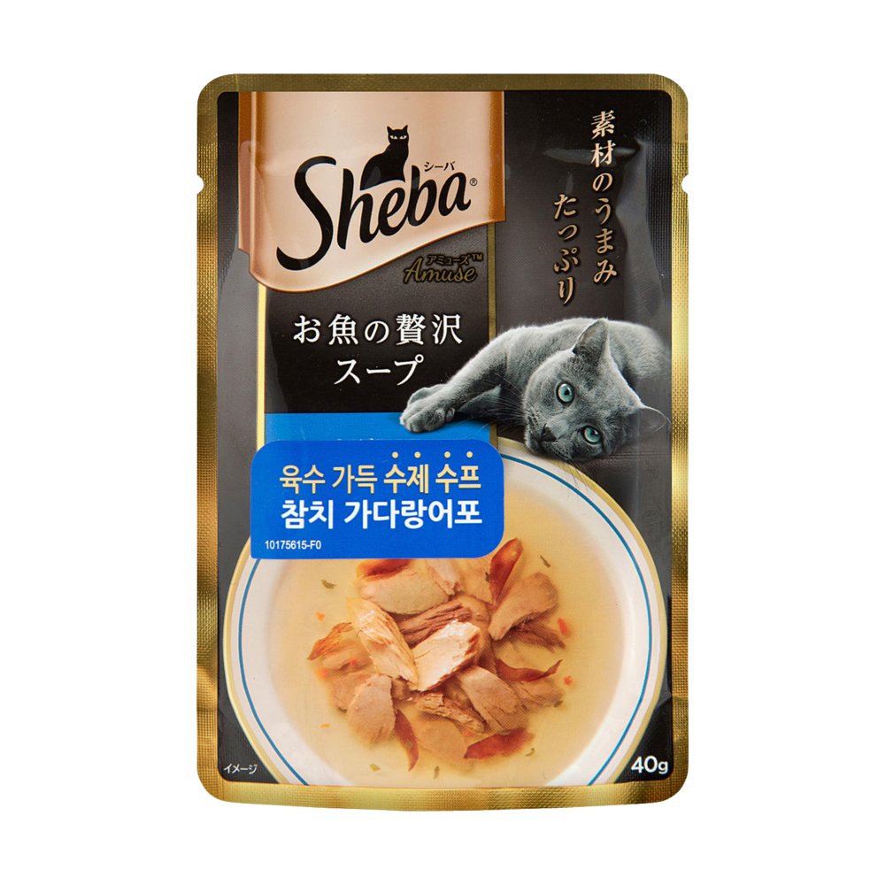 쉬바 수제수프 참치 가다랑어포 파우치 40g
