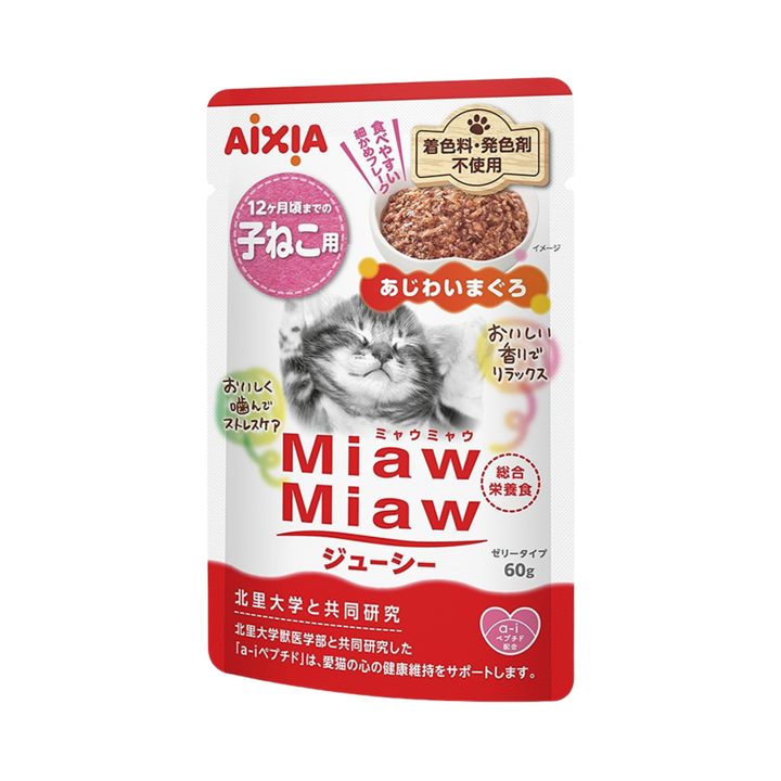 아이시아 먀우먀우 쥬시 자묘용 파우치 60g