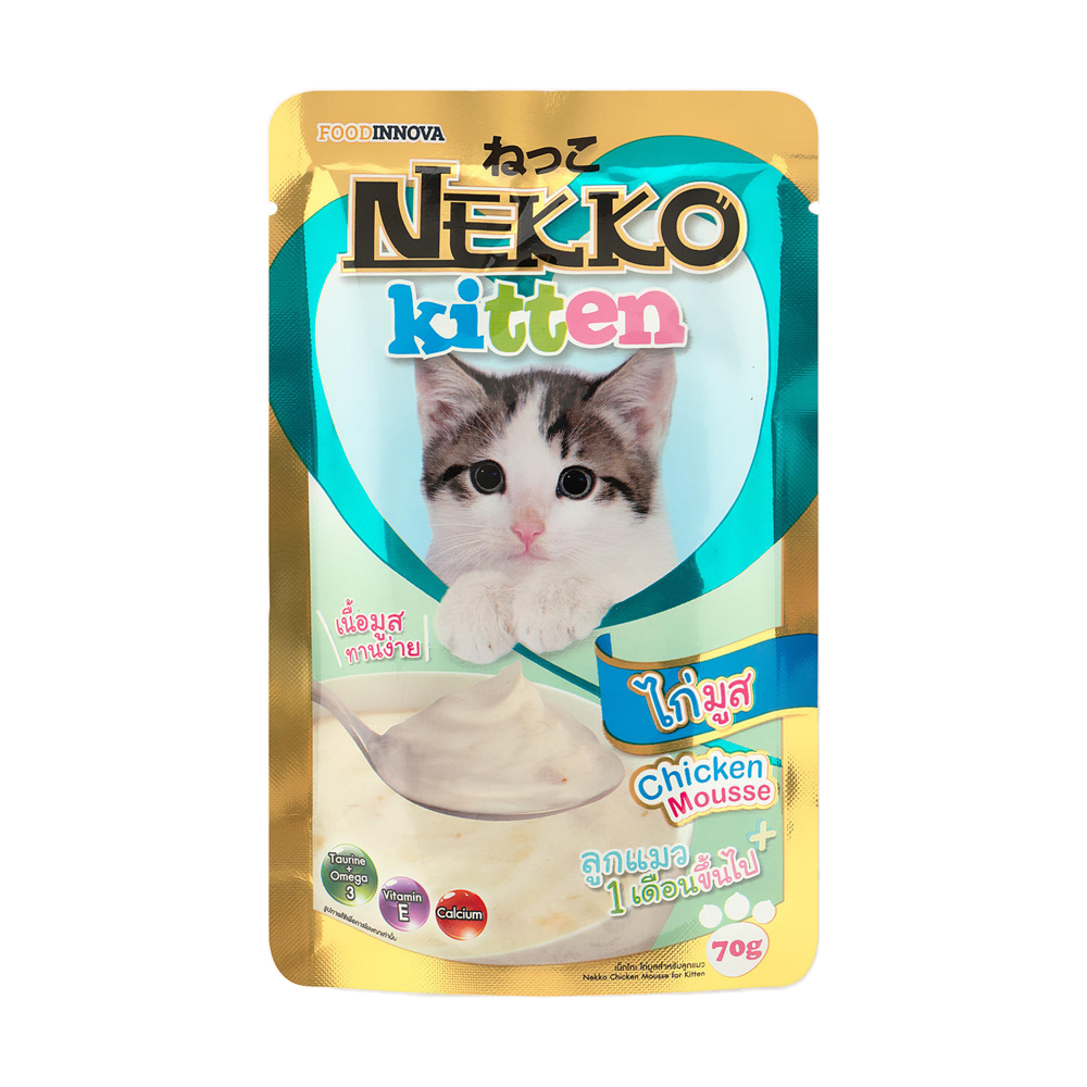 네코 키튼 닭고기 무스 파우치 70g