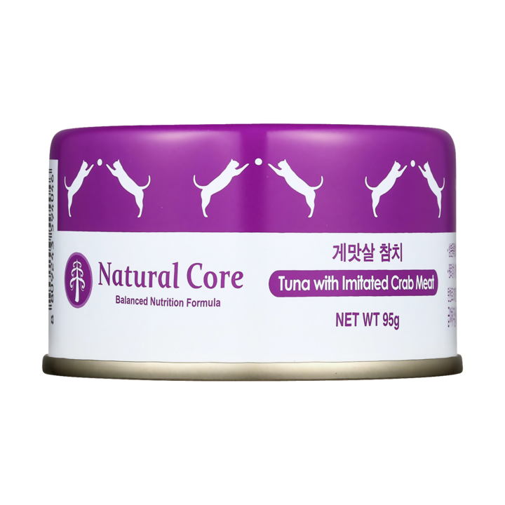 네츄럴코어 참치&게맛살 캔 95g
