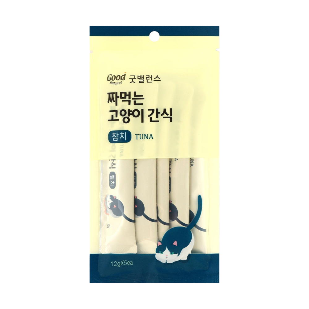 굿밸런스 짜먹는 고양이 간식 참치 5개입