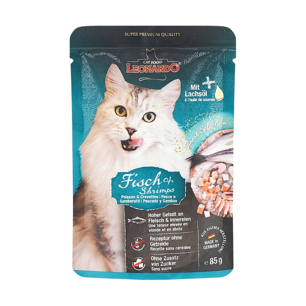 레오나르도 피쉬&새우 파우치 85g