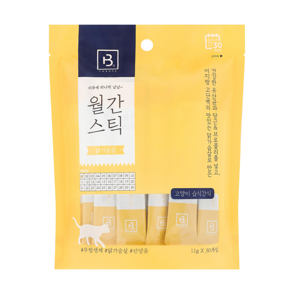 브리더랩 월간스틱 닭가슴살 30개입