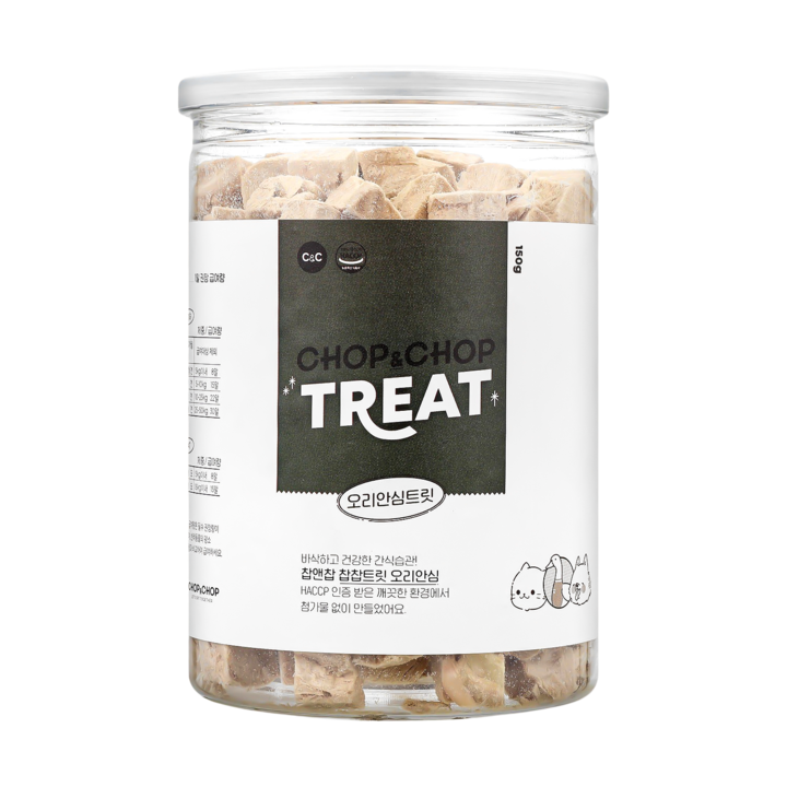 찹앤찹 찹찹트릿 오리안심 150g