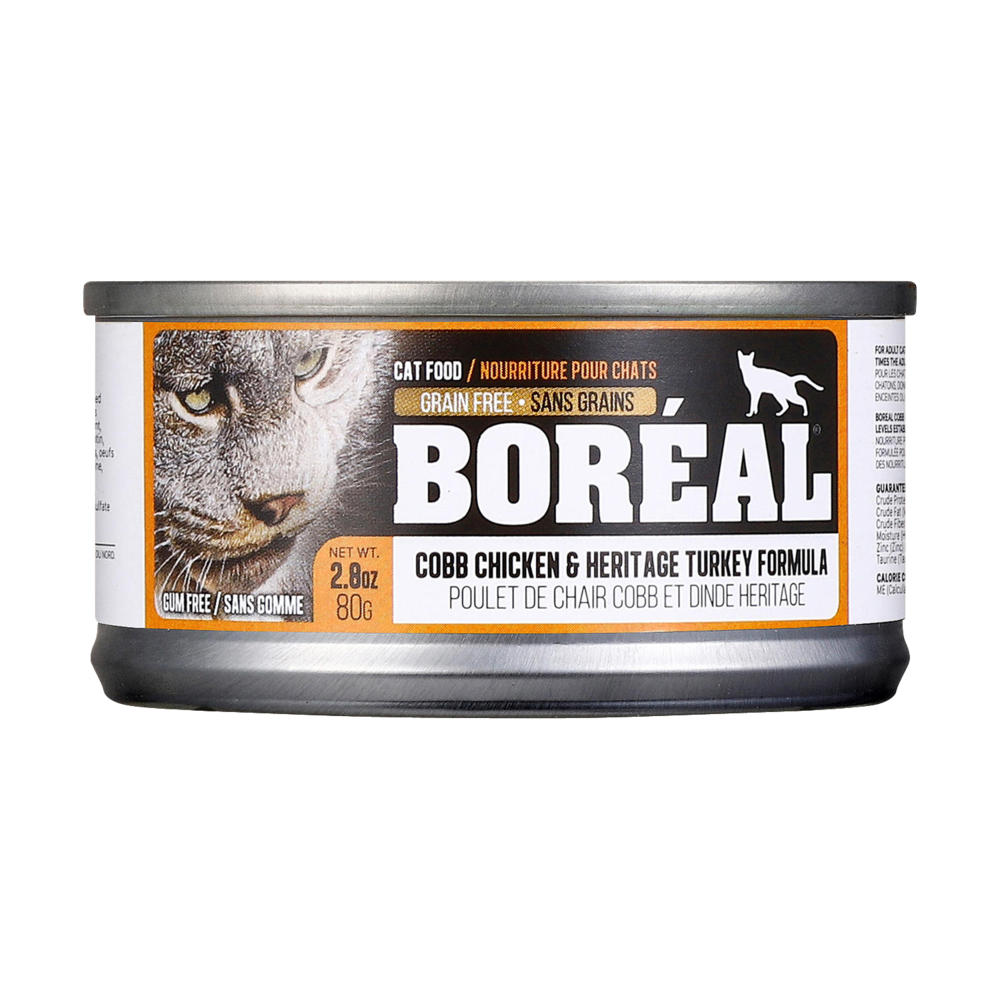 보레알 치킨&칠면조 캔 80g