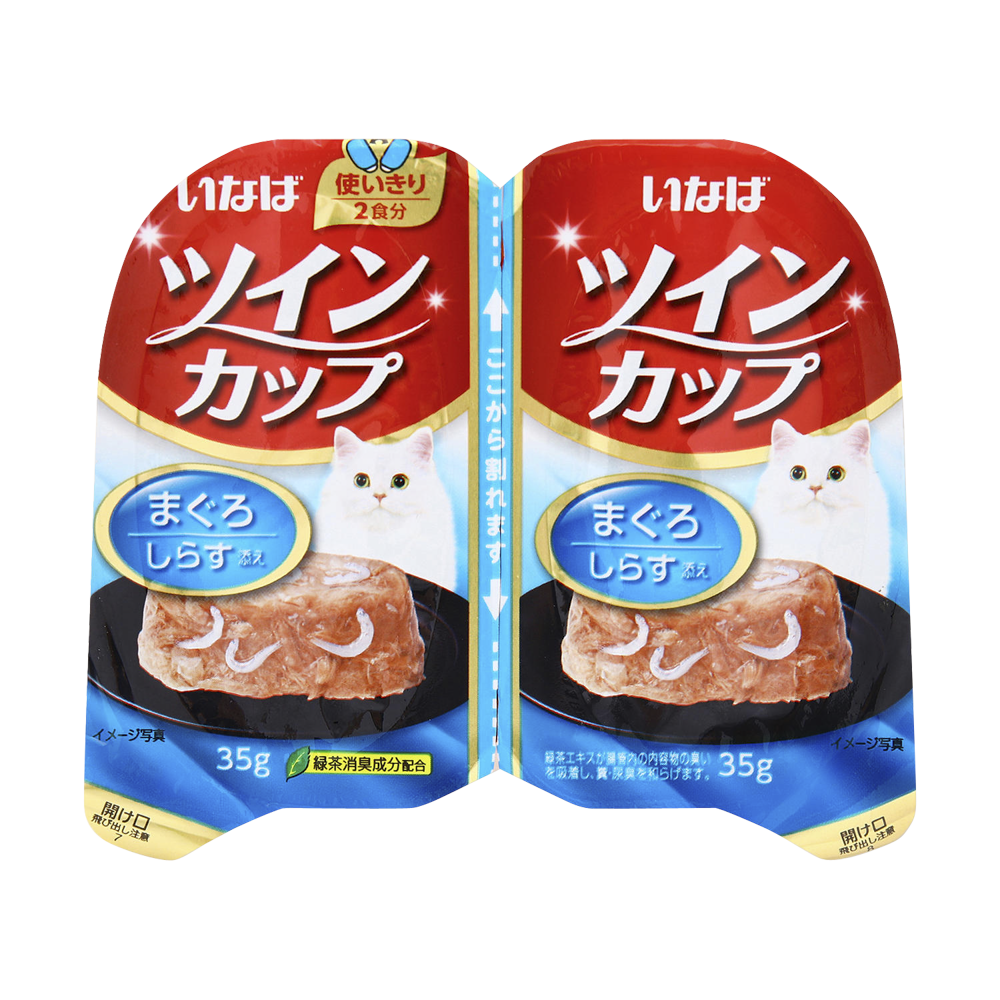 이나바 트윈컵 참치&치어 70g