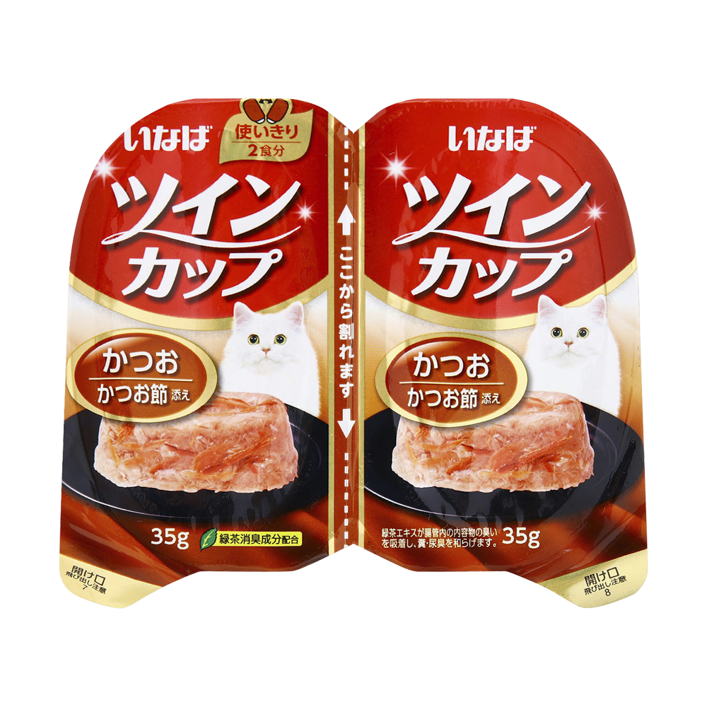 이나바 트윈컵 가다랑어&가다랑어포 70g