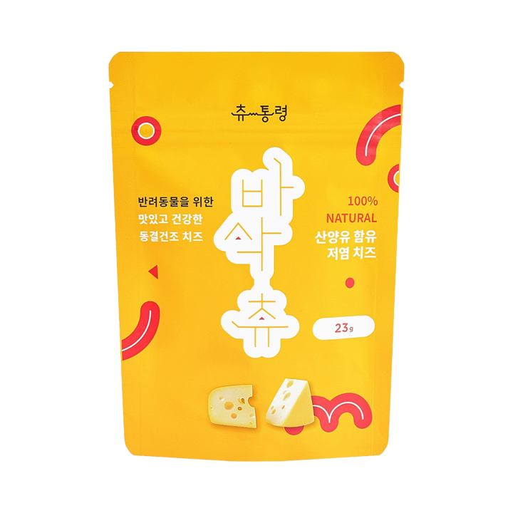 츄통령 바삭츄 동결건조 산양유치즈 23g