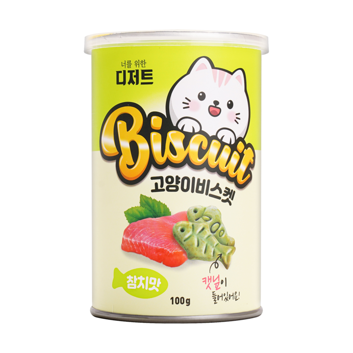 너를위한디저트 비스켓 참치 100g