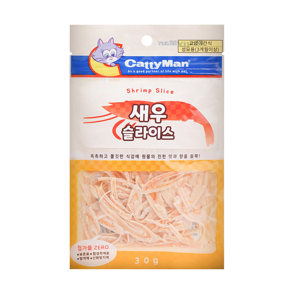 캐티맨 새우 슬라이스 30g