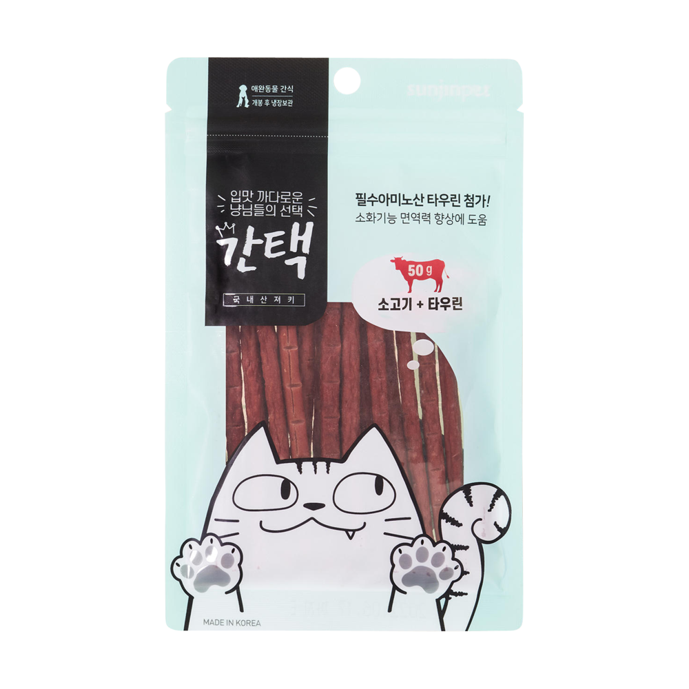 간택 소고기&타우린 져키 50g