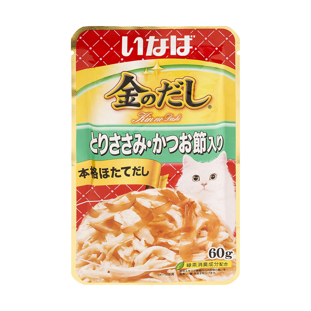 이나바 금빛육수 닭가슴살&가다랑어포 파우치 60g