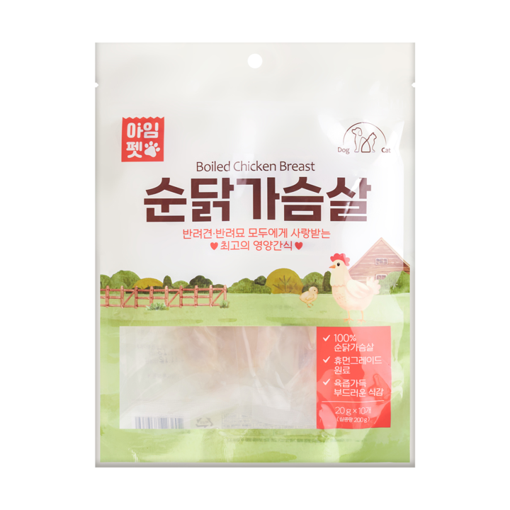 아임펫 순닭가슴살 10개입