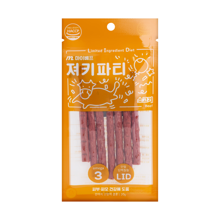마이베프 L.I.D 져키파티 소고기 20g
