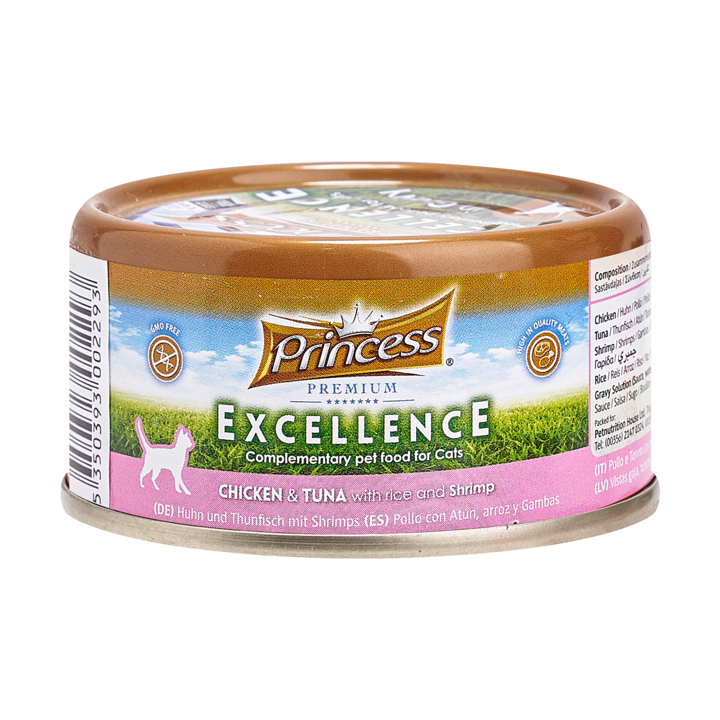 프린세스 프리미엄 엑설런스 치킨&튜나&쉬림프 70g