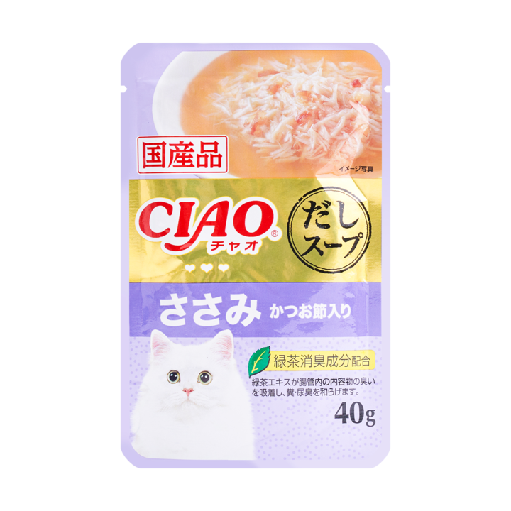 이나바 챠오 다시스프 닭가슴살&가다랑어포 40g