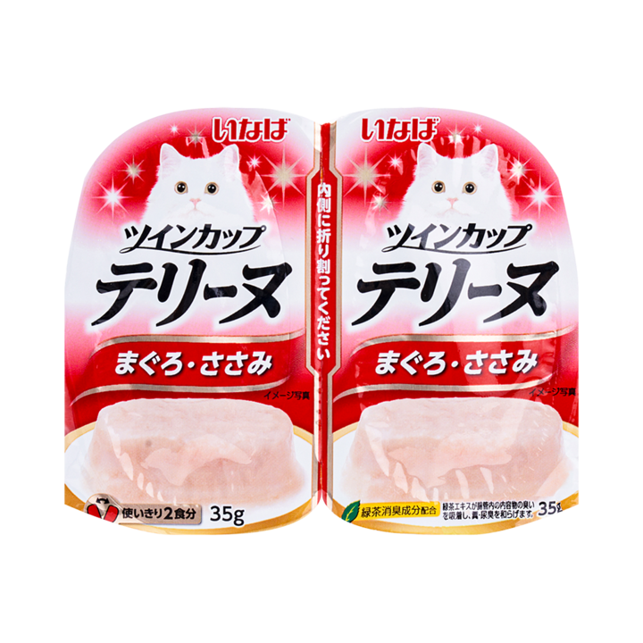 이나바 트윈컵 테린 참치&닭가슴살 70g