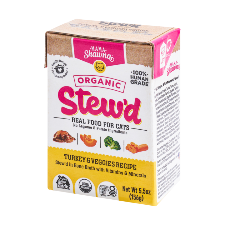 마마쇼나 캣 오가닉 터키 스튜 156g