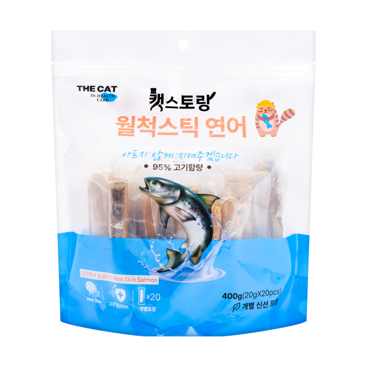 더캣 월척스틱 연어 20개입