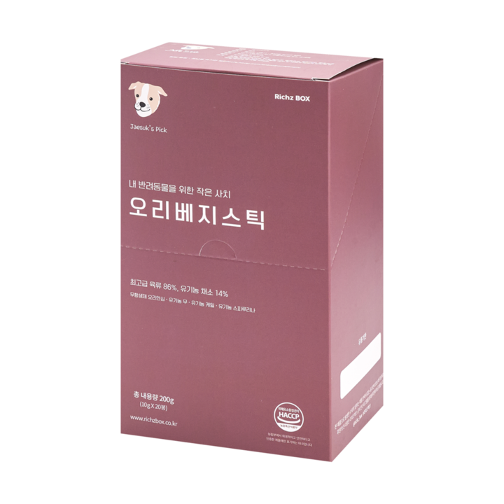 리치즈 오리베지스틱 20개입