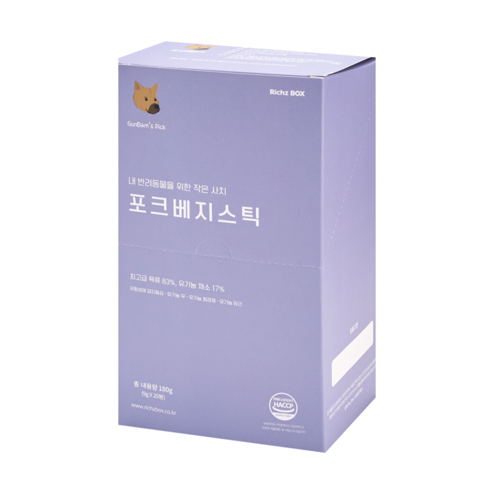 리치즈 포크베지스틱 20개입