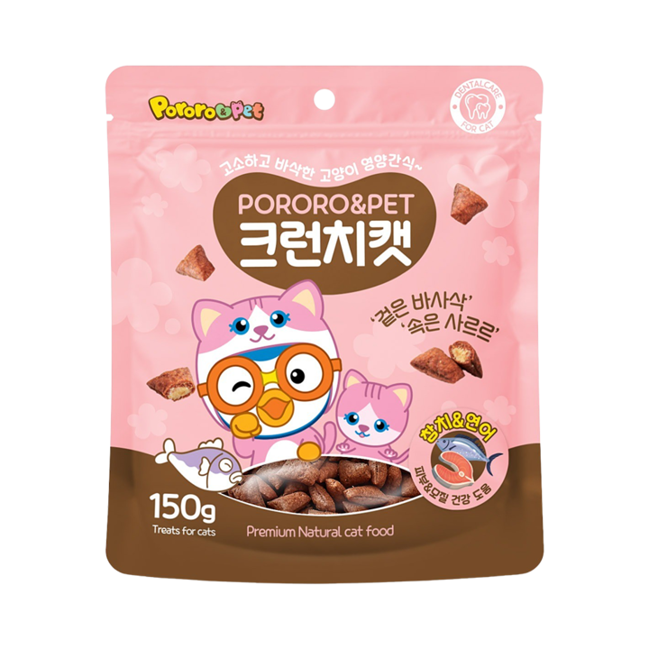뽀로로 크런치캣 참치&연어 150g