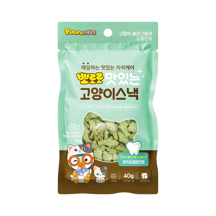 뽀로로 스낵 참치&민트 40g