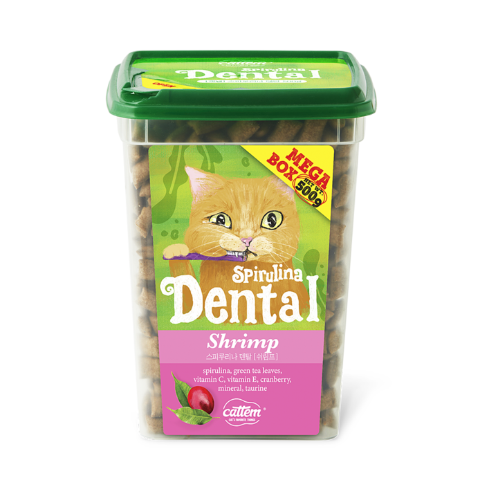 캣템 스피루리나 덴탈 쉬림프 500g