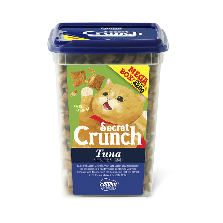 캣템 시크릿크런치 참치 420g