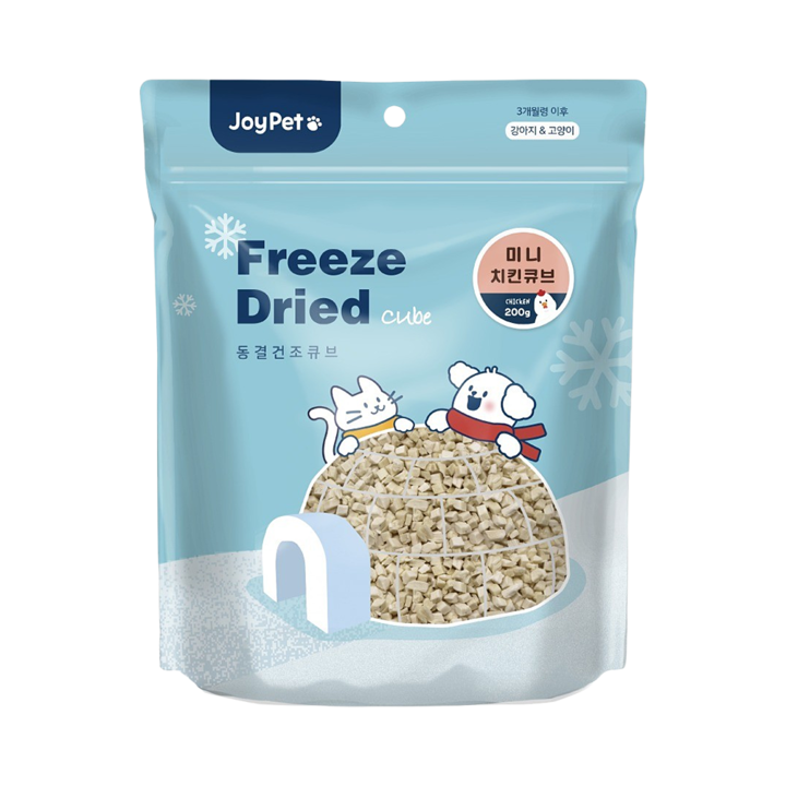 굿데이 조이펫 동결건조 치킨큐브 미니 200g
