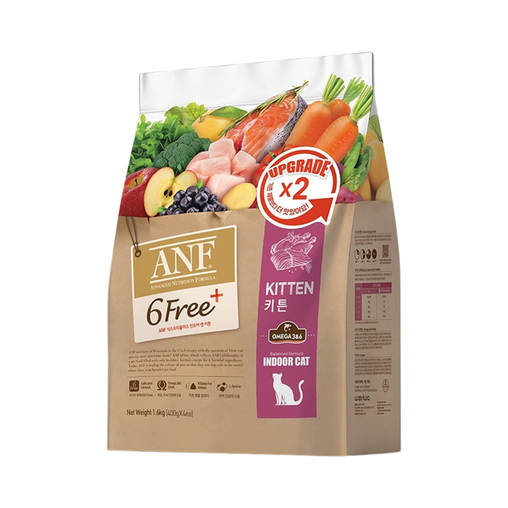 ANF 식스프리플러스 인도어 캣 키튼 1.6kg