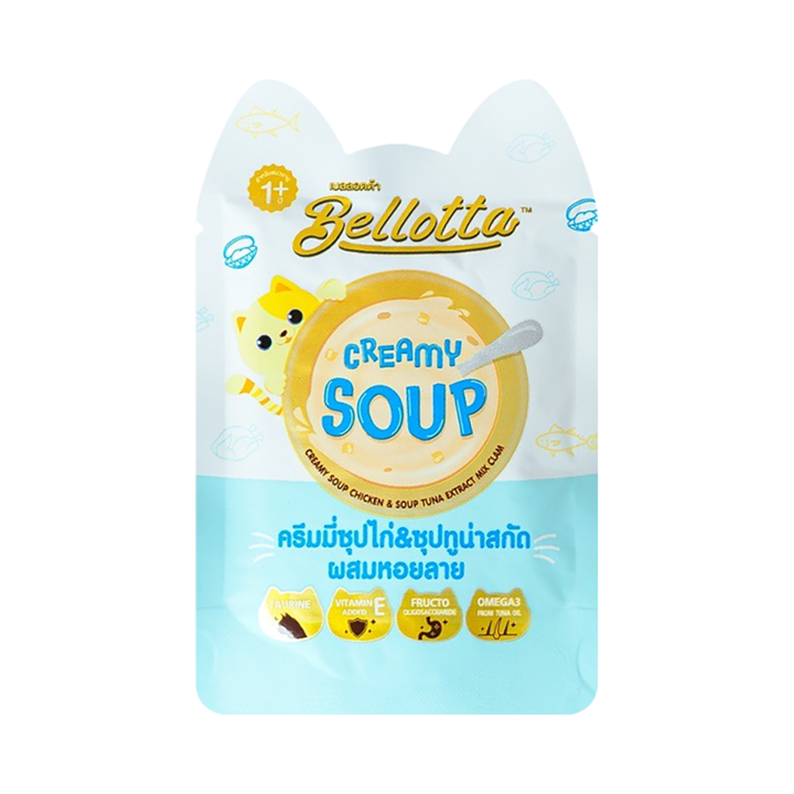 벨로타 캣 수프 닭고기와 참치육수&조개살 40g