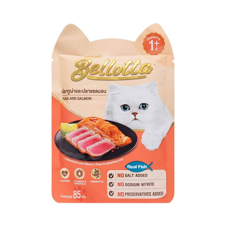 벨로타 캣 파우치 참치와 연어 85g