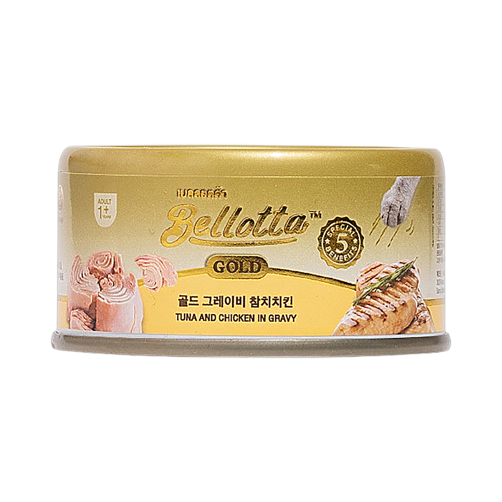 벨로타 캣 캔 골드 그레이비 참치 치킨 85g
